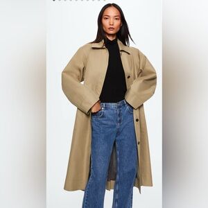 NWT MANGO TRENCH COAT